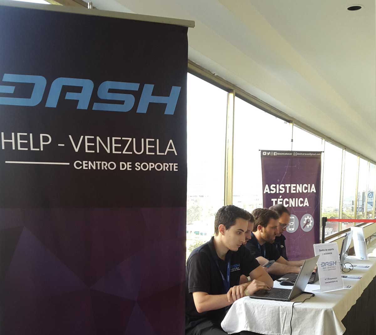 A group of young Venezuelan entrepreneurs are responsibles for the launch of the Dash support center