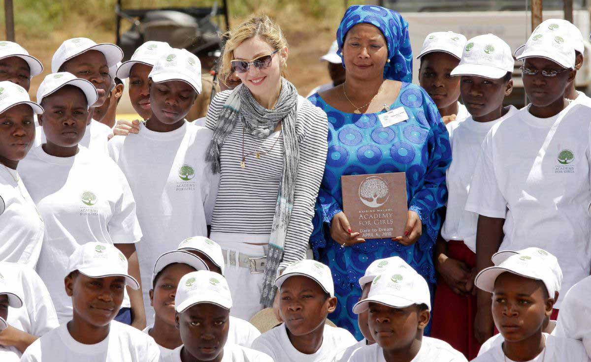 The platform announced the partnership with the non-profit foundation of singer Madonna to help children and young people in Africa