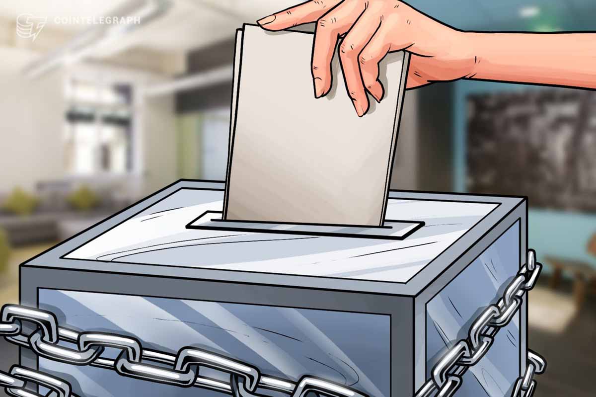 Local authorities approved the application of a novel voting system based on blockchain technology and applied to social development programs