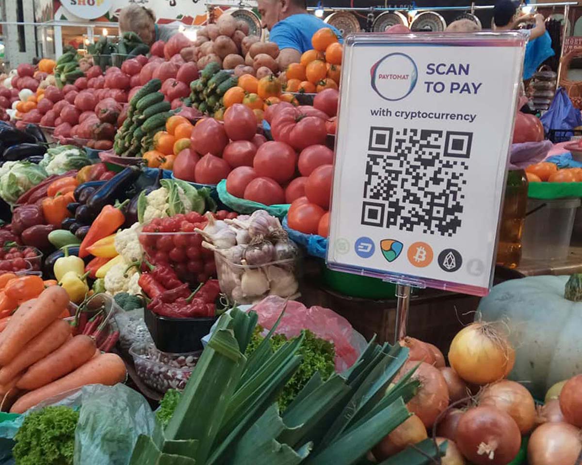 The Bessarabsk market will allow villagers to pay for fruits and vegetables with cryptocurrencies, including bitcoin cash, thanks to an alliance with Paytomat encrypted payment processor
