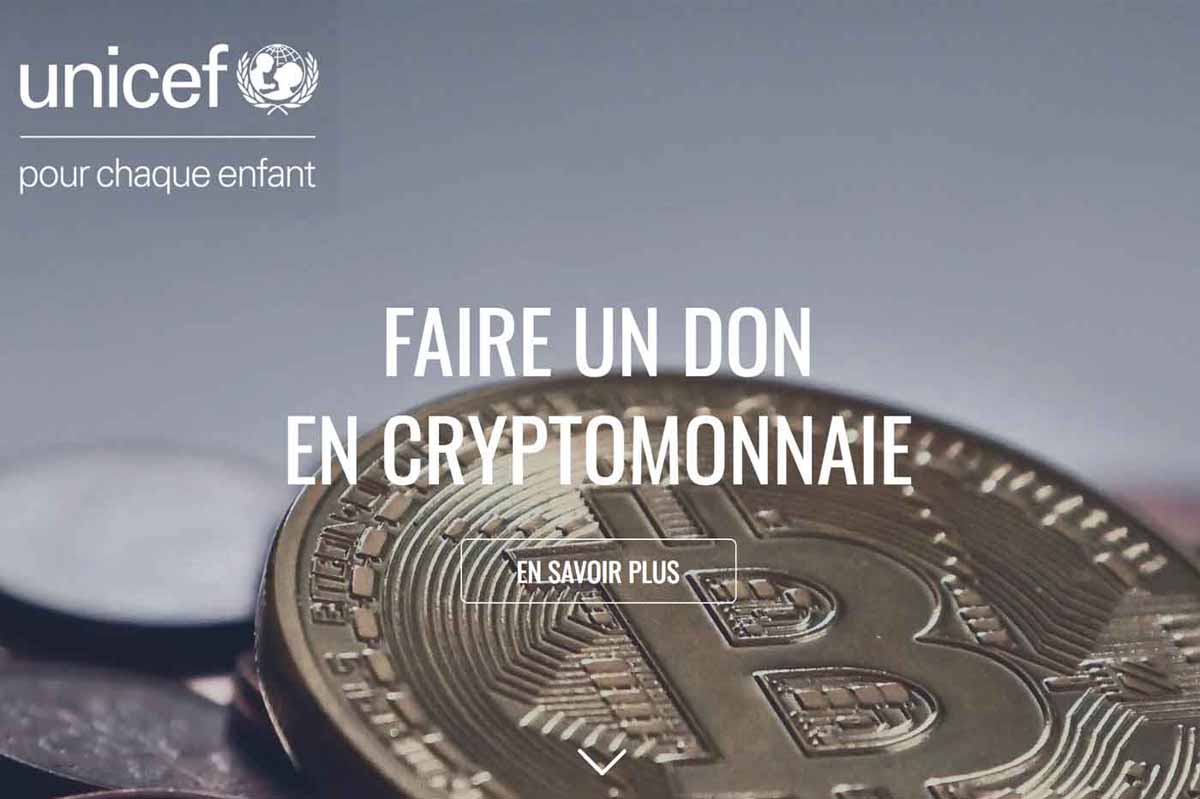 The agency announced that it will expand the sources through which it receives donations in digital currency to help children since the difference between life and death could be a bitcoin