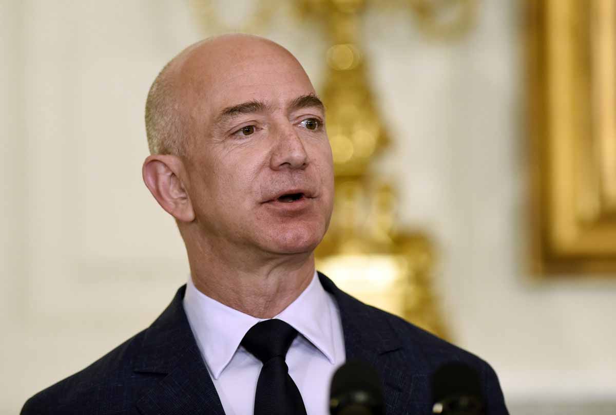 Jeff Bezos, founder of Amazon, remains at the top of the list for the second consecutive year followed by Bill Gates and Warren Buffett