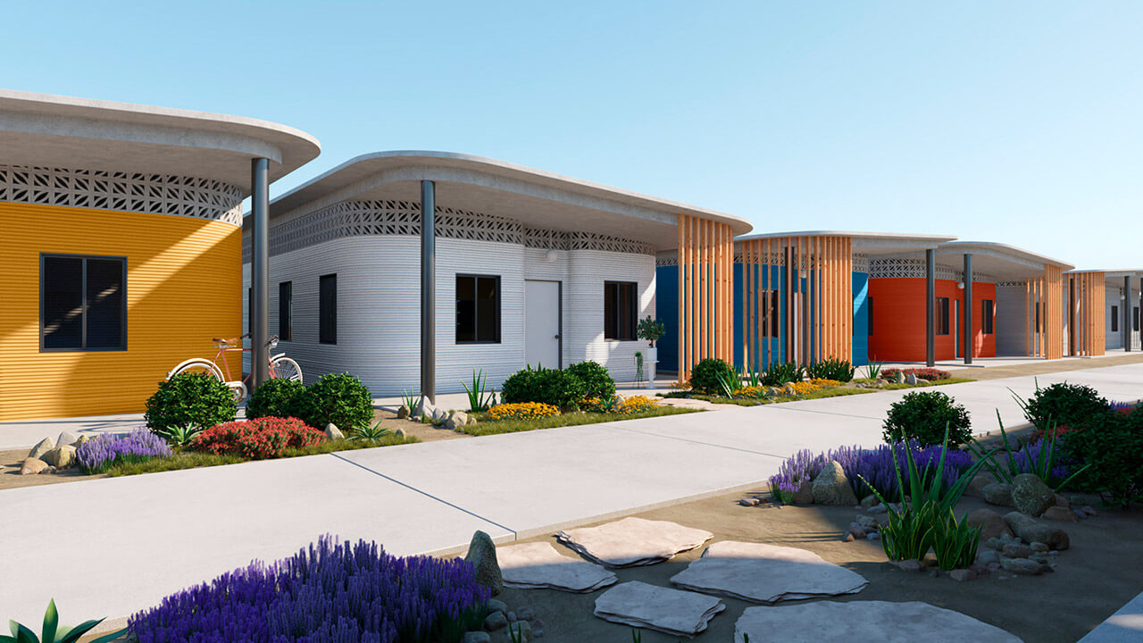 El diseñador Yves Béhar, fundador del estudio de diseño Fuseproject, desarrolló el proyecto New Story para la construcción de casas impresas en 3D en una zona de Amércia Latina