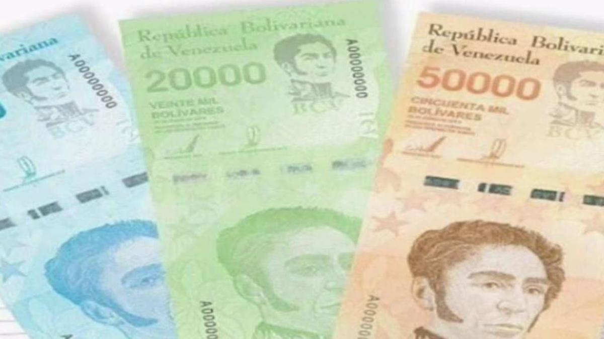 From the middle of the week of June 17, the new Bs. 10,000, Bs. 20,000 and Bs. 50,000 bills began to arrive gradually at the various banks