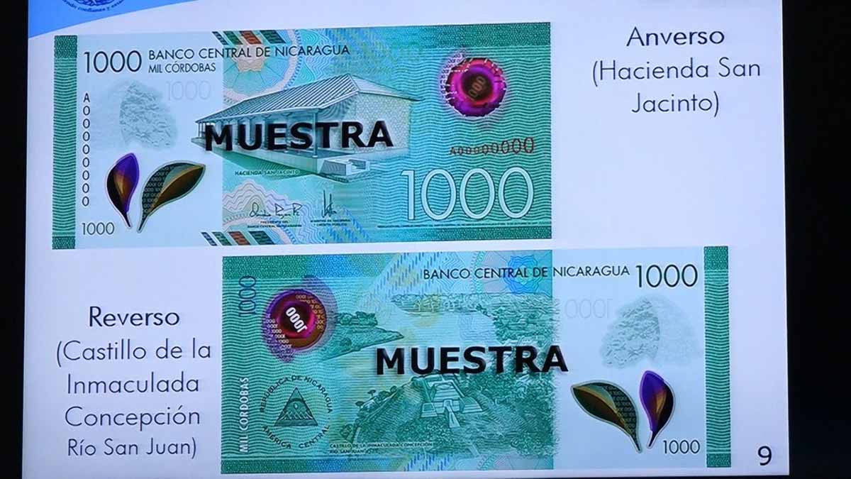 El país centroamericano emitió recientemente nuevos 500 y 1.000 córdobas, la moneda nacional, que comenzarán a circular el próximo 8 de julio a nivel nacional