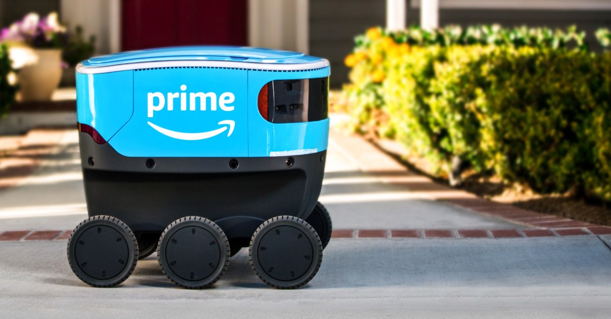 The company said Scout has already officially started operating in California delivering packages to Amazon Prime customers