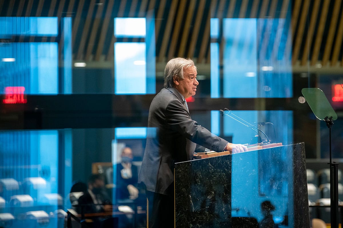 Durante la celebración del 75 aniversario de la ONU, el Secretario General ha resaltado la crisis que afronta el planeta a causa de la pandemia del coronavirus