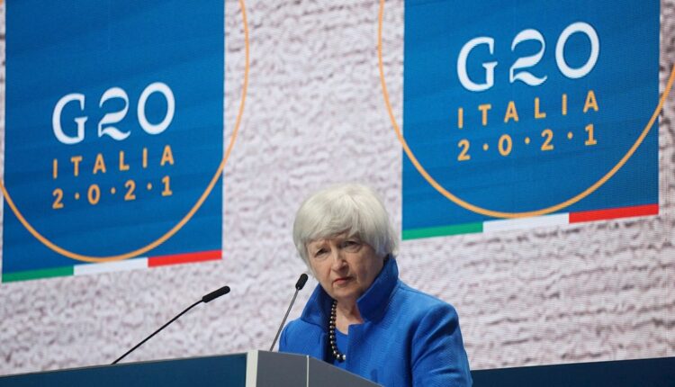 The Secretary of the Treasury of the United States reported that the Congress of her nation could sanction it in the spring of 2022. Provide resources to invest in infrastructure and education