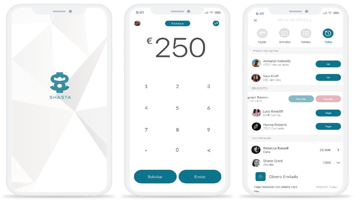 La aplicación Shasta App incorporó las plataformas con el propósito de suministrar a los usuarios diferentes opciones para gestionar sus finanzas personales