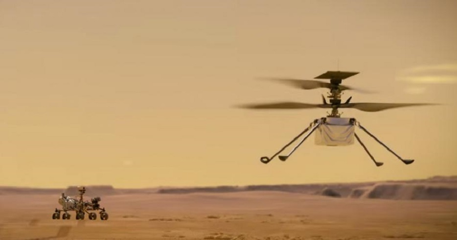 Se estima que las imágenes capturadas por helicóptero permitan obtener información de interés para los científicos del rover Persverance