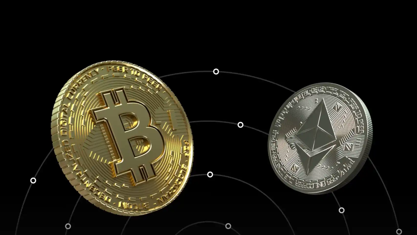 Bitcoin and ethereum registered a drop in their price of around 4% in a volatile market as a result of the war between Russia and Ukraine