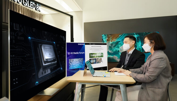 La fabricante Samsung Electronics detalló las últimas innovaciones en Neo QLED 8K que estará presentando en el seminario virtual global Media Forum 2022