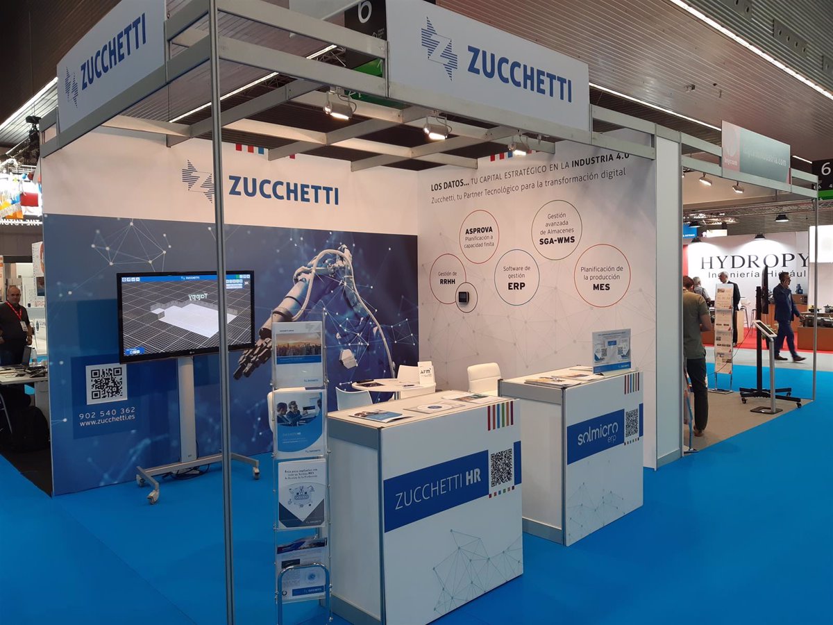 Zucchetti Spain showed the different software for the digital transformation of the industry at the BeDIGITAL 2022 Fair, held at the Bilbao Exhibition Center