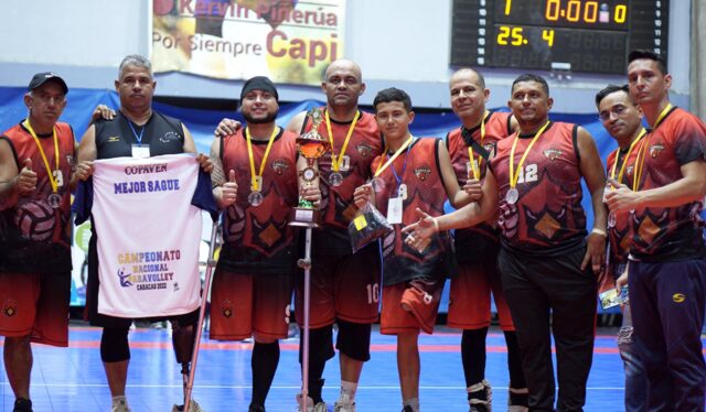 Bravos de Lara se tituló en Campeonato Nacional de Paravolley