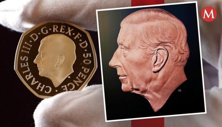 Revelan monedas con el rostro de Carlos III