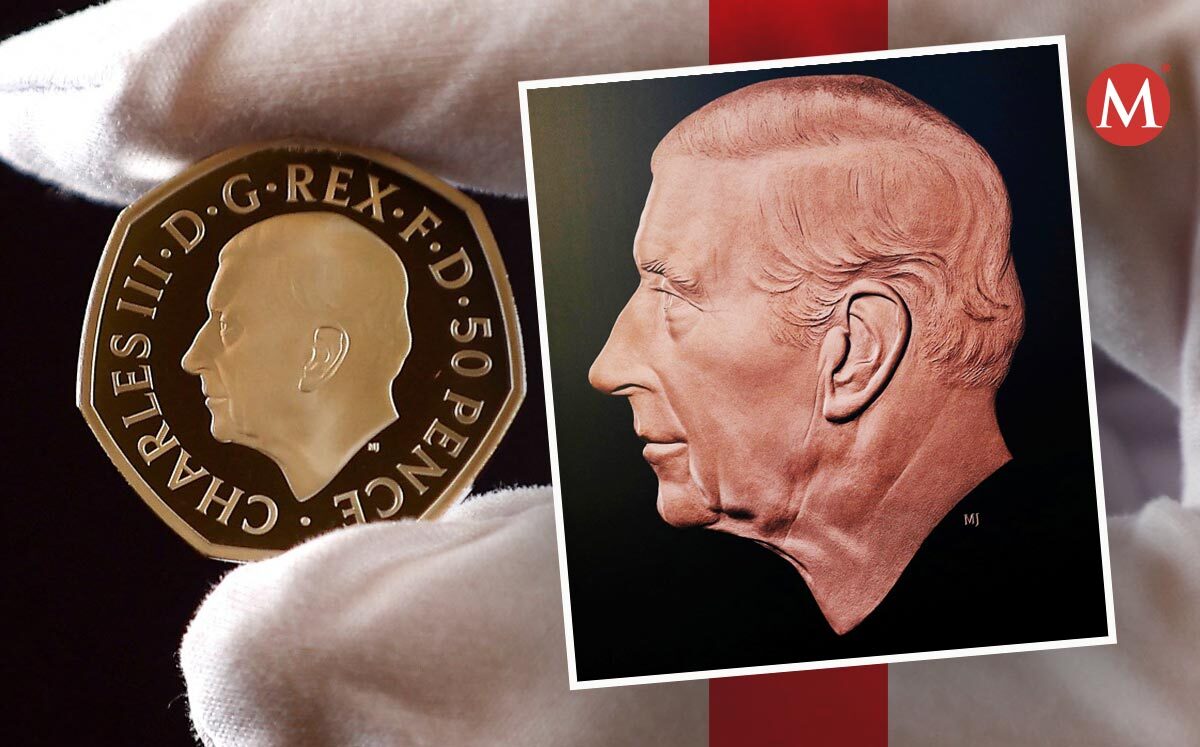 Revelan monedas con el rostro de Carlos III