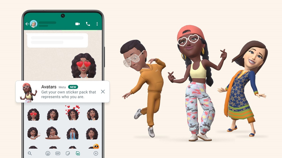 Meta lanza los avatares personalizados en WhatsApp