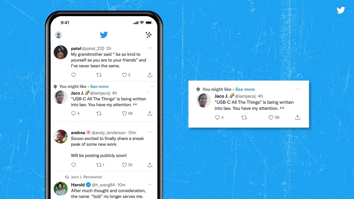 Twitter mostrará más tuits recomendados a todos los usuarios