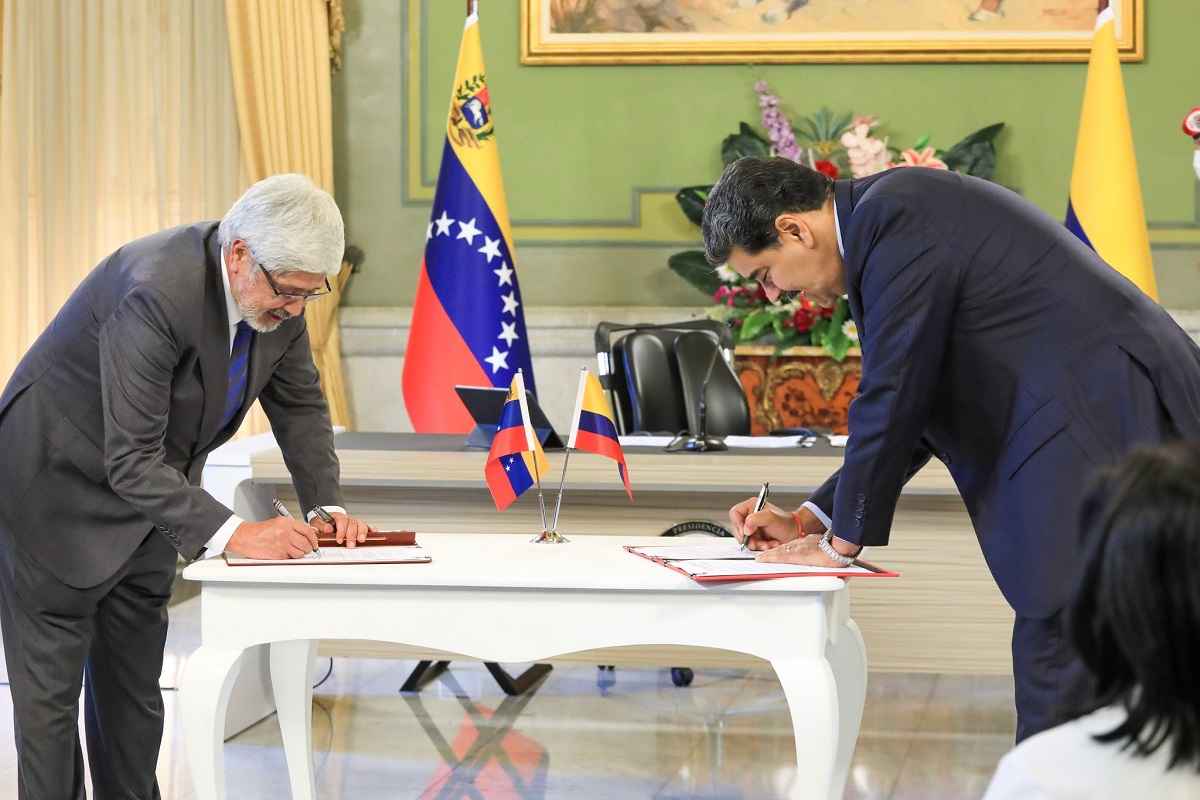 Venezuela y Colombia firman acuerdo de inversiones
