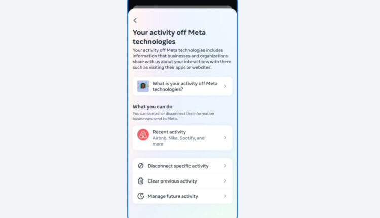 La red social propiedad de Meta implementó una nueva función que podrá quitar el rastreo de información