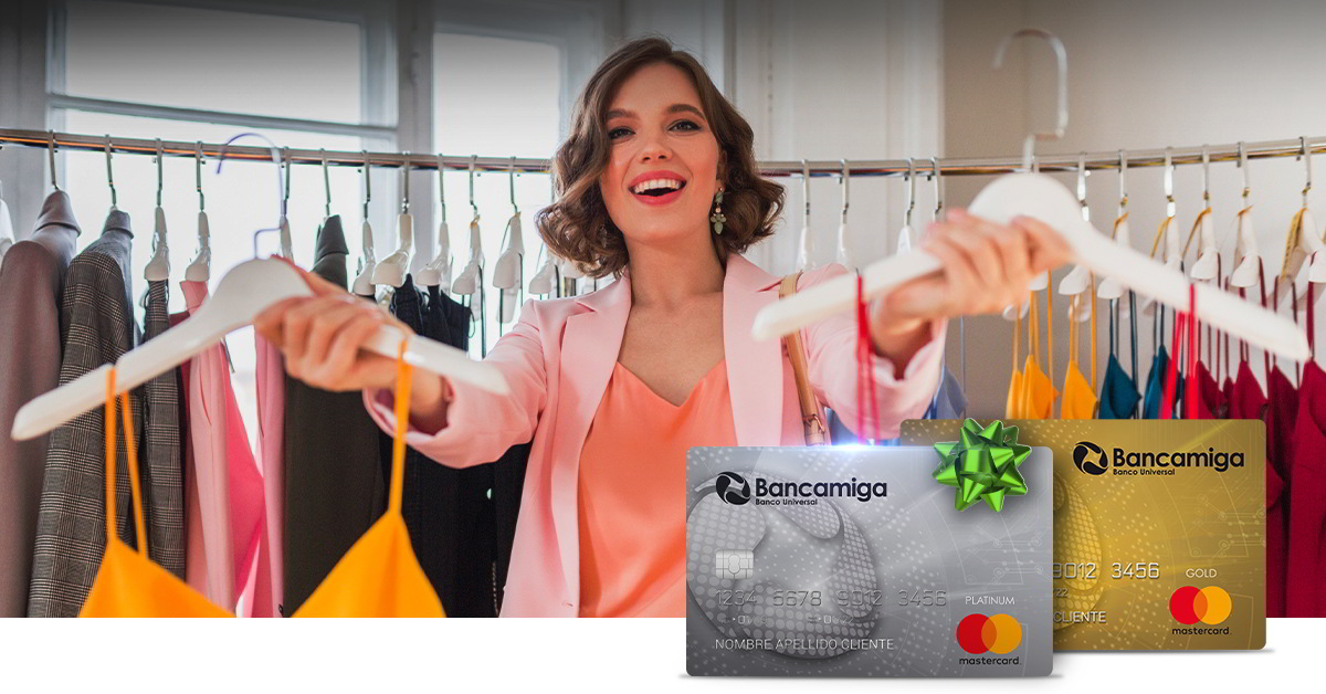 Pensando en la necesidad de compra y en las épocas festivas, Bancamiga aumentó el límite de sus tarjetas de crédito Mastercard