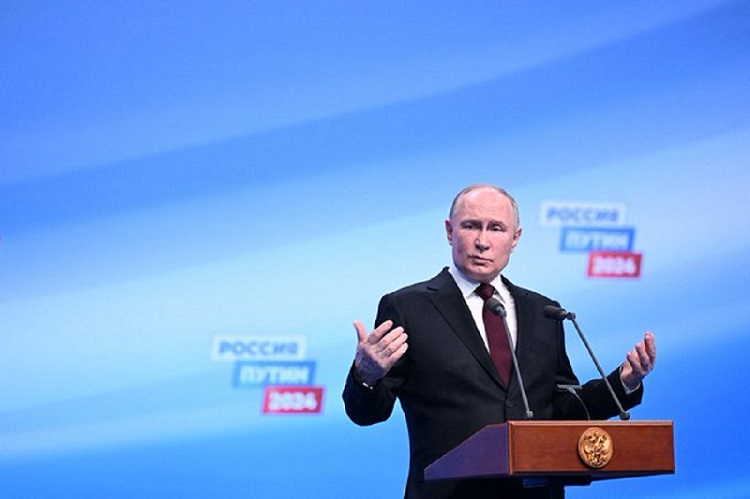 Vladímir Putin ganó las elecciones presidenciales en Rusia y agradeció al pueblo la confianza en el proceso