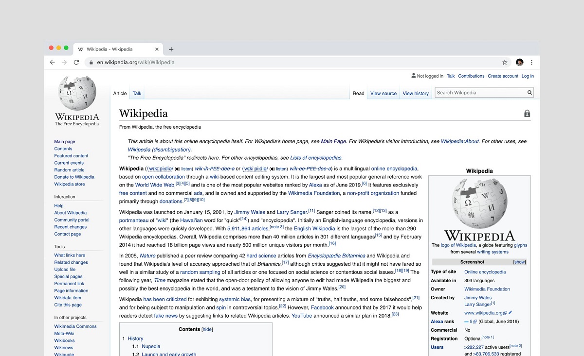 Se llama WikiTok y es el servicio en formato de TikTok que ofrece la enciclopedia online Wikipedia para un desplazamiento vertical durante la navegación