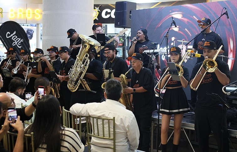 Flow Brass provided the musical moment
