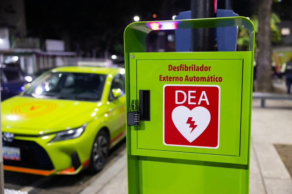 En el marco de la conmemoración del Día Mundial del Corazón, Fundación Venemergencia impulsa un país cardioprotegido con su programa de Desfibrilación de Acceso Público que ya ha instalado 28 equipos automáticos en Venezuela (Fuente de esta imagen referencial: Suministrada por Fundación Venemergencia)